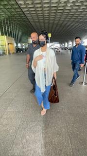 Nysa Devgan spotted at the airport