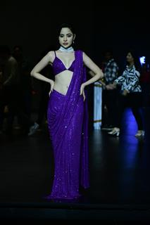 Uorfi Javed snapped at the Lakme Fashion Week 2024