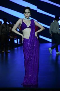 Uorfi Javed snapped at the Lakme Fashion Week 2024