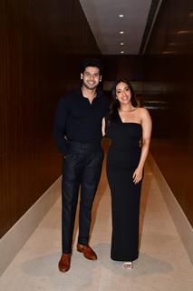 Abhimanyu Dassani and Akansha Ranjan grace the Bollywood Film Journalist Awards 2024
