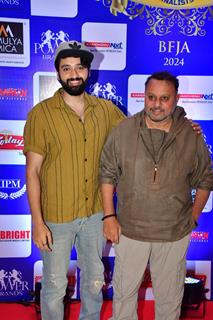 Anil Sharma and Utkarsh Sharma grace the Bollywood Film Journalist Awards 2024