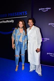 Sonakshi Sinha and Vijay Varma attend Amazon Prime Video announcement party