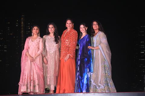 Manisha Koirala, Sanjeeda Shaikh, Richa Chadha, Sonakshi Sinha and Sharmin Segal snapped at the trailer launch of Heeramandi