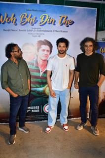 Shoojit Sircar, Imtiaz Ali and Rohit Saraf grace the screening of Woh Bhi Din The