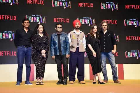 A.R. Rahman, Imtiaz Ali, Parineeti Chopra and Diljit Dosanjh grace the Trailer launch of Amar Singh Chamkila