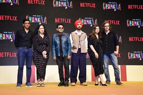 A.R. Rahman, Imtiaz Ali, Parineeti Chopra and Diljit Dosanjh grace the Trailer launch of Amar Singh Chamkila