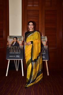 Raveena Tandon snapped at Promotion of Patna Shukla