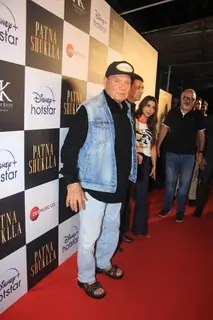 Salim Khan snapped at the Screening of Patna Shukla