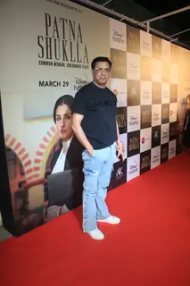 Madhur Bhandarkar snapped at the Screening of Patna Shukla