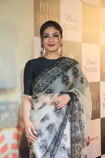 Raveena Tandon snapped at the Screening of Patna Shukla