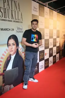 Ashish Chanchlani  snapped at the Screening of Patna Shukla