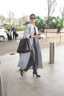 Jacqueline Fernandez snapped at the airport