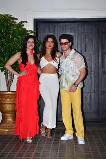 Priyanka Chopra and Nick Jonas attend Mannara Chopra's Birthday Bash 