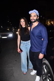 Jackky Bhagnani and Rakul Preet Singh snapped in the city