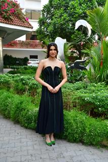 Alizeh Agnihotri snapped promoting the World Digital Premiere of Farrey