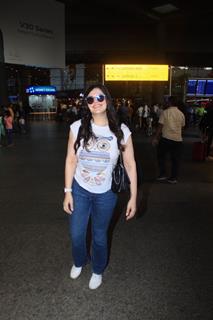Zareen Khan snapped at the airport