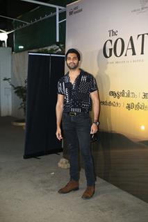 Akshay Oberoi snapped at the screening of The Goat Life