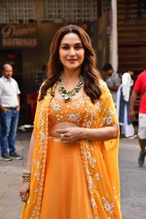 Madhuri Dixit snapped on the set of Dance Deewane 4