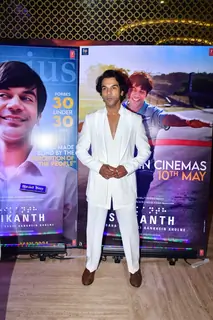 Rajkummar Rao snapped at the Trailer launch of Srikanth