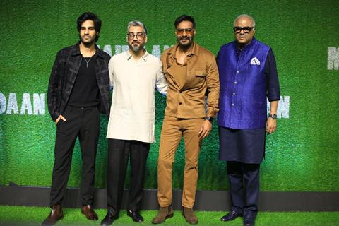 Ajay Devgn and Boney Kapoor grace at the Screening of Maidaan