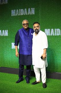 Boney Kapoor and Luv Ranjan grace at the Screening of Maidaan