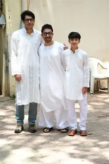 Aamir Khan snapped in the city