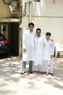 Aamir Khan snapped in the city
