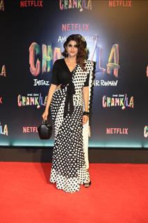 Aaditi Ponhankar grace the Screening of Amar Singh Chamkila 