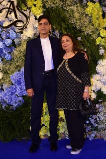 Indra Kumar attend Anand Pandit’s daughter Aishwarya's wedding reception