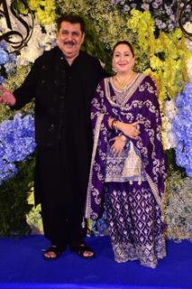 Raza Murad attend Anand Pandit’s daughter Aishwarya's wedding reception