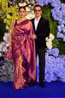 Ronit Roy attend Anand Pandit’s daughter Aishwarya's wedding reception