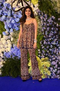 Shilpa Shetty attend Anand Pandit’s daughter Aishwarya's wedding reception