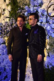 Shah Rukh Khan and Anand Pandit attend Anand Pandit’s daughter Aishwarya's wedding reception