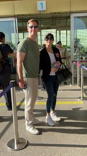 Preity Zinta spotted at the airport