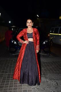 Vidya Balan snapped at the screeing of 'Do Aur Do Pyaar Do'