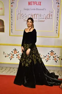 Sharmin Segal grace the premiere of Heeramandi