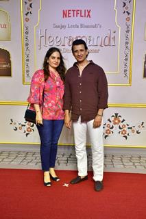 Sharman Joshi grace the premiere of Heeramandi