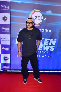 Shoaib Ibrahim attend the screening of Broken News 2