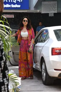 Pragya Jaiswal snapped in the city