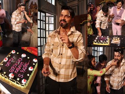 Karam Rajpal Birthday celebration on the set of Qayamat Se Qayamat Tak