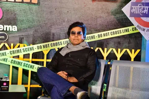 Ashutosh Rana snapped for Murder In Mahim promotions
