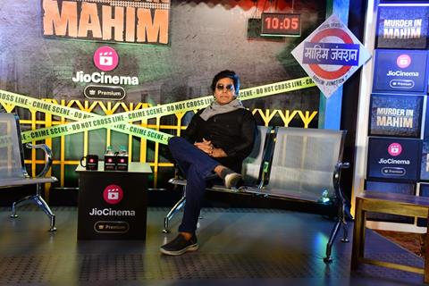 Ashutosh Rana snapped for Murder In Mahim promotions