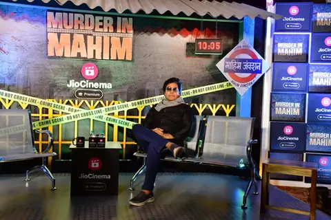 Ashutosh Rana snapped for Murder In Mahim promotions