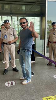 Saif Ali Khan snapped at the airport