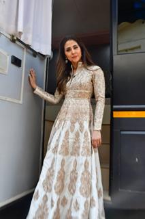 Urmila Matondkar snapped on the set of Dance Deewane 4