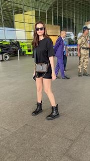 Tara Sutaria spotted at the airport