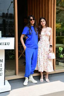 Pragya Yadav and Rasha Thadani snapped in the city