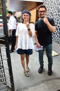 Aamir Khan and Kiran Rao snapped after their Lok Sabha Election voting