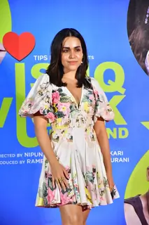 Naila Grrewal snapped for the Title Track Launch of Ishq Vishq Rebound