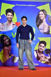 Jibraan Khan snapped for the Title Track Launch of Ishq Vishq Rebound